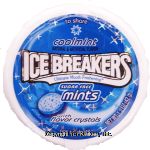 Ice Breakers  sugar free ultimate breath freshening mints cool mint flavor with flavor crystals Center Front Picture